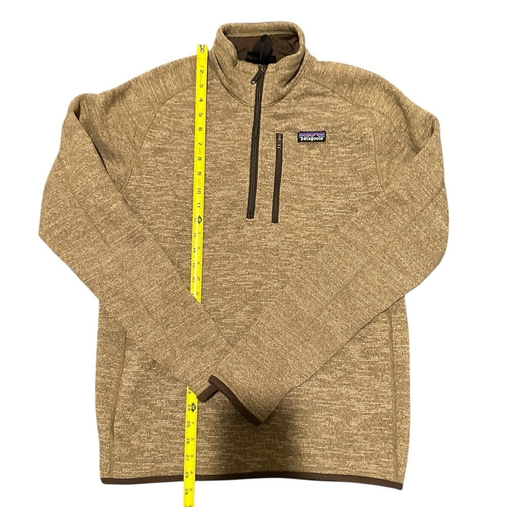 Patagonia Men's Better Sweater 1/4 Zip Fleece Pale Khaki Size Meduim - Picture 6 of 16